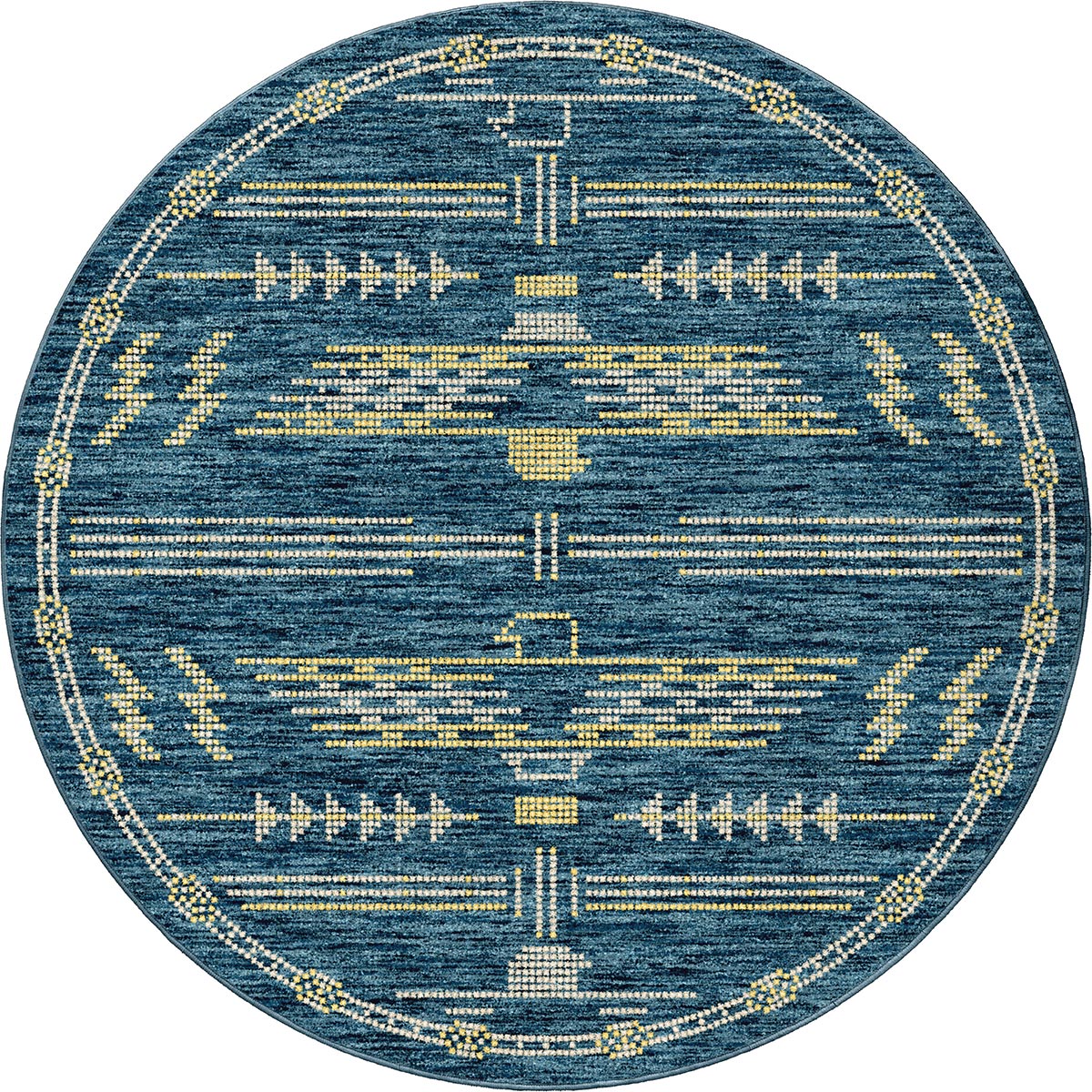 Thunderbird Vision Rug - 8 Ft. Round