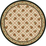 Pinecone Haven Natural Rug - 8 Ft. Round
