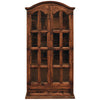 Cobbling Display Cabinet - Brown
