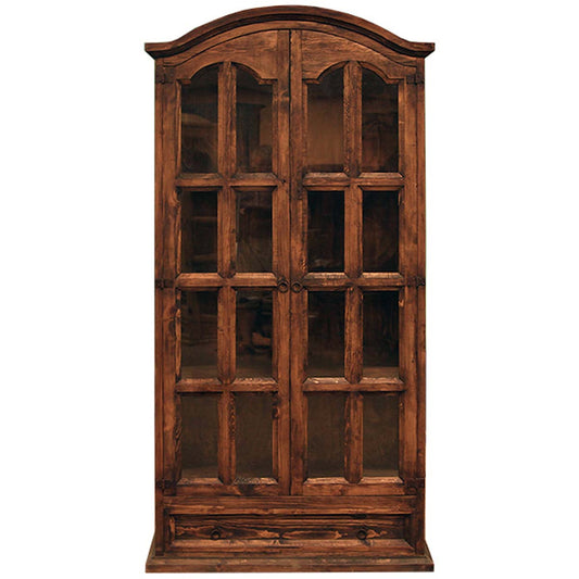 Cobbling Display Cabinet - Brown