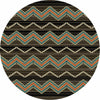 Trapper Southwestern Rug - 8 Ft. Round