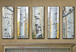 Personalized Aspen Wall Art - Small - Set of 5