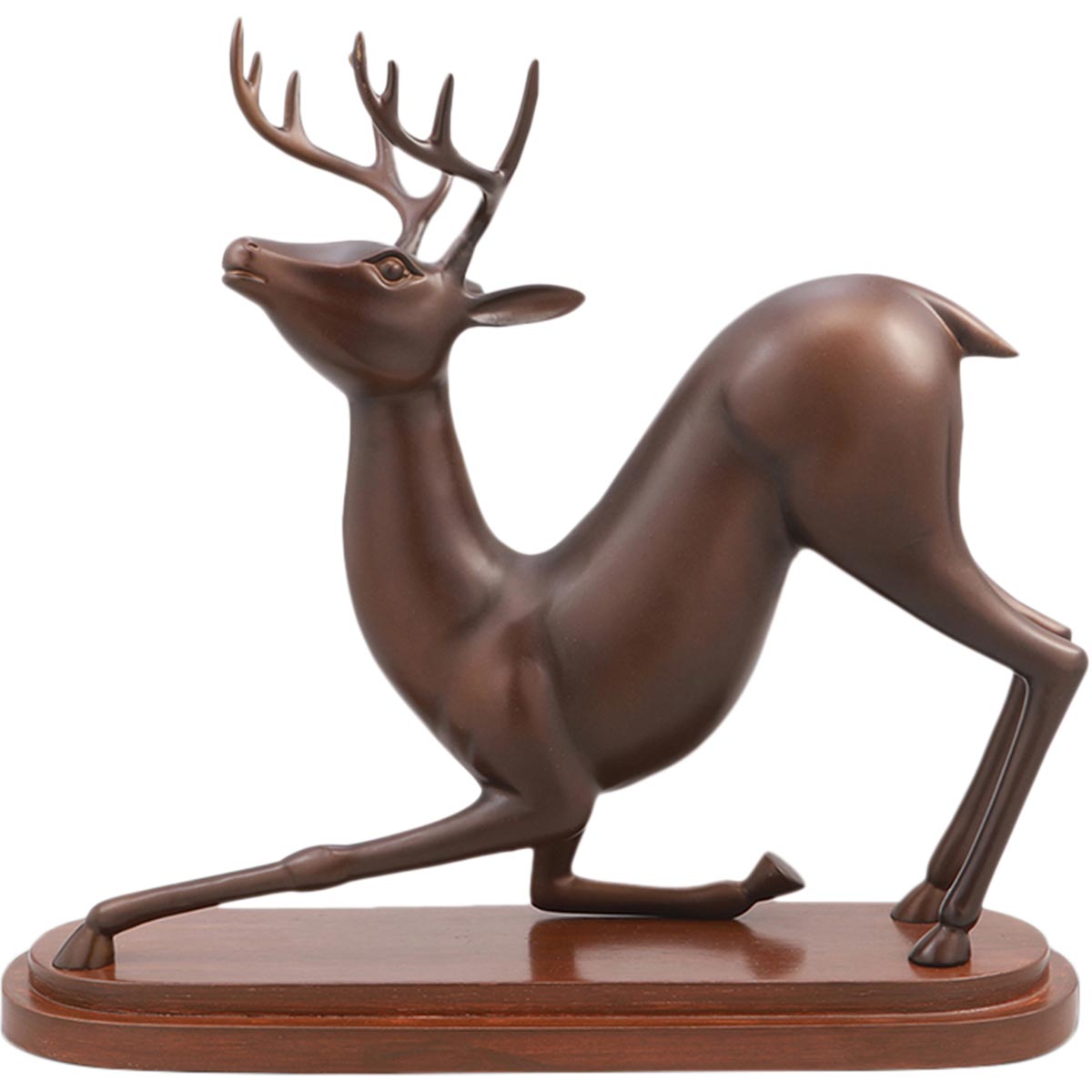 Deer Stretch Desktop Decor