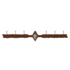 Desert Diamond 6 Hook Coat Rack