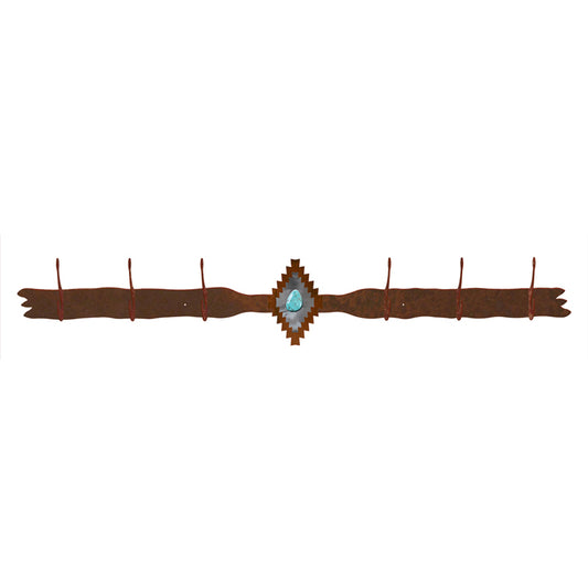 Desert Diamond 6 Hook Coat Rack