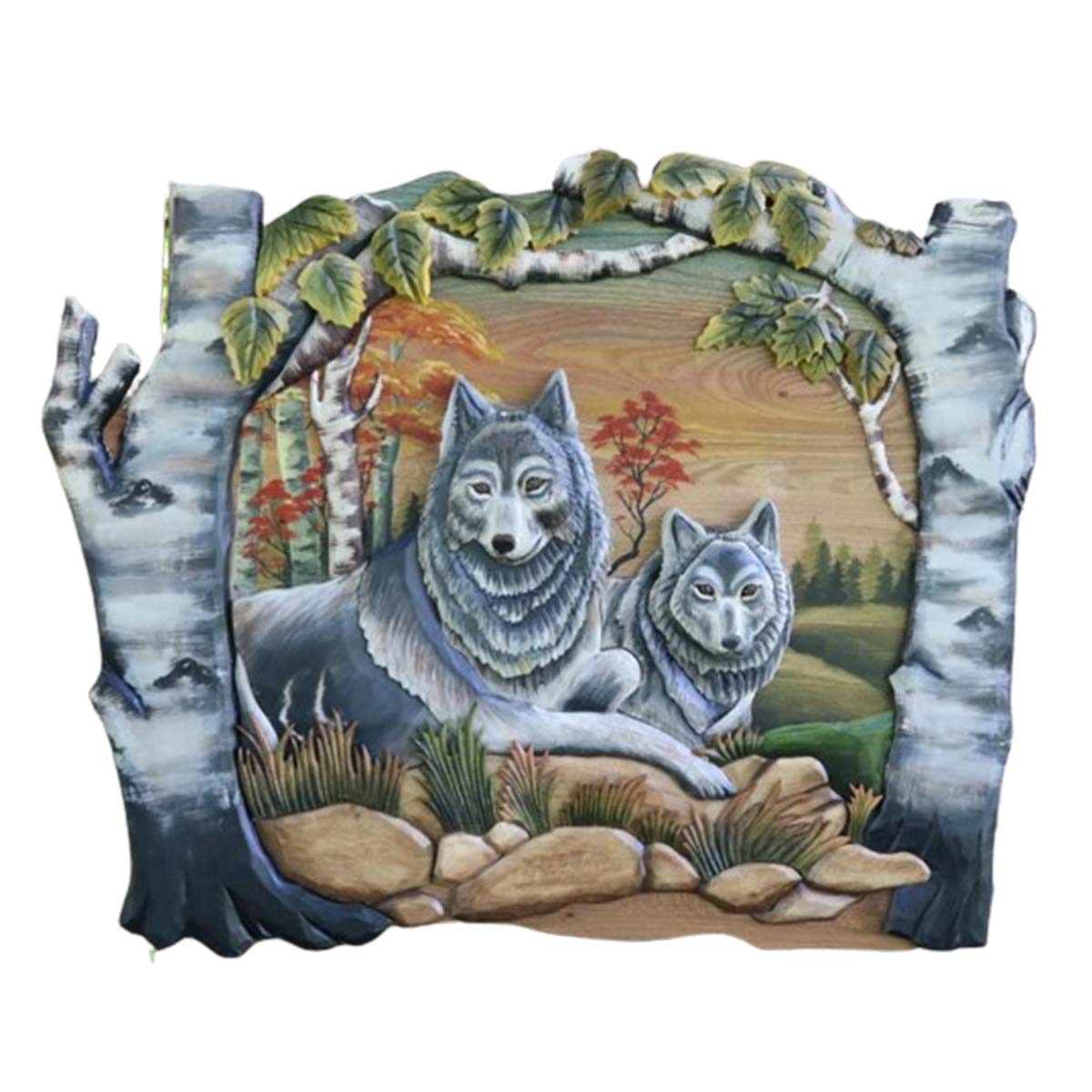 Wolf Duo Wall Art