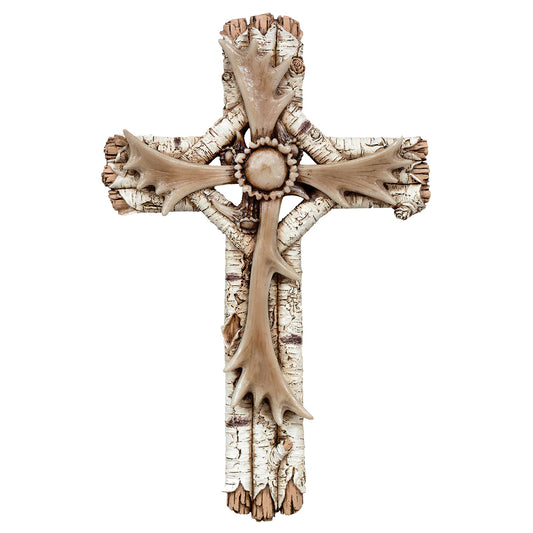 Antler & Birch Wall Cross - OUT OF STOCK