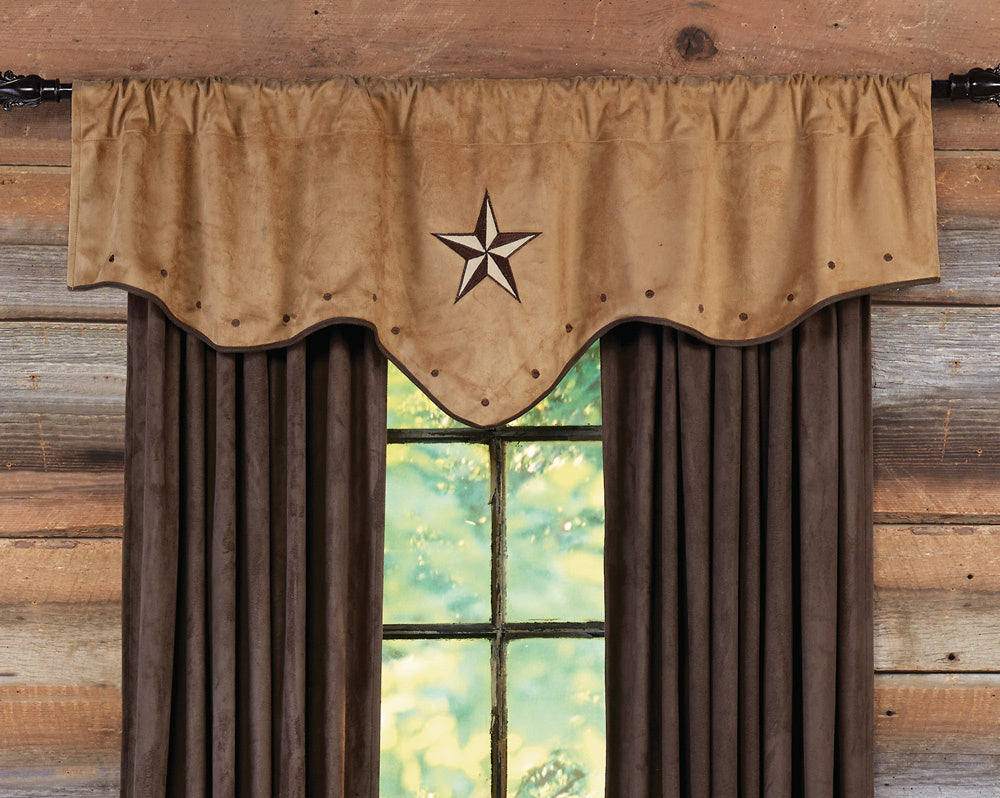 Starlight Trails Adobe Star Valance