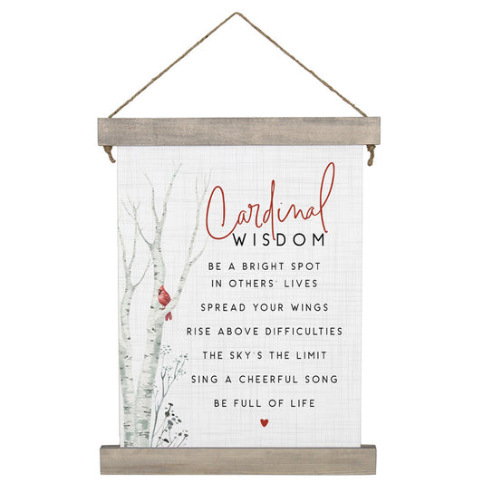 Cardinal Wisdom Wall Art