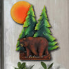 Sunset Forest Welcome Wall Art