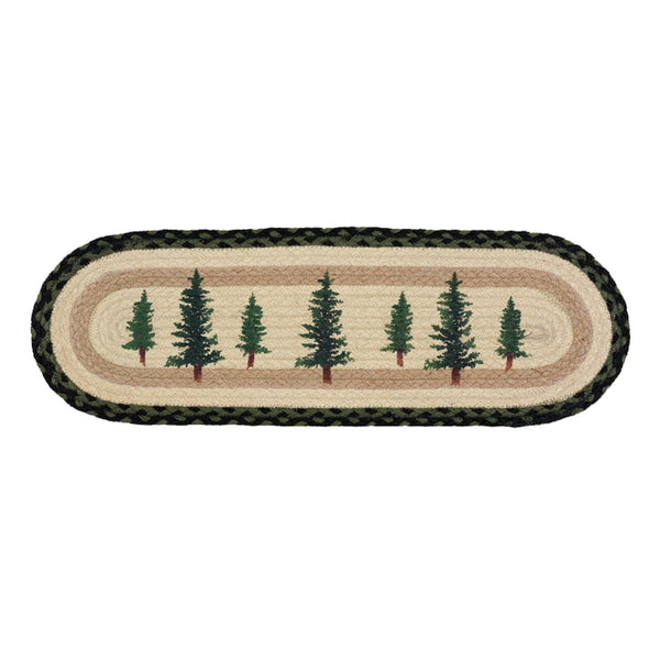 Forest Pines Braided Jute Stair Tread