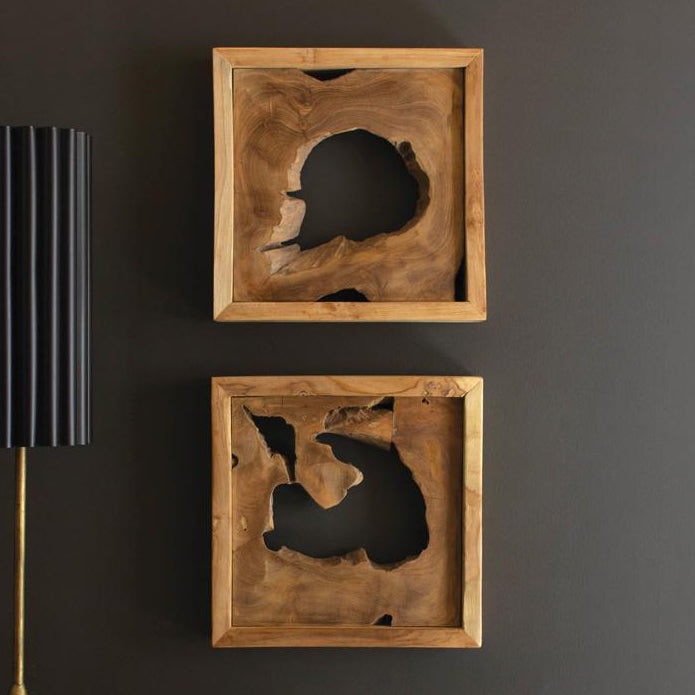 Teak Forest Wall Art - 2 - OUT OF STOCK UNTIL 08/19/2026