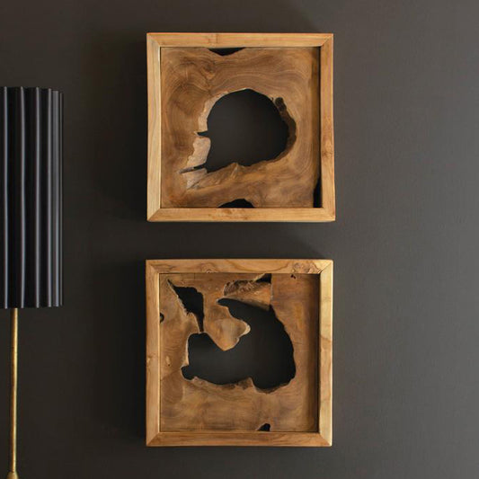 Teak Forest Wall Art - 2 - OUT OF STOCK UNTIL 08/19/2026