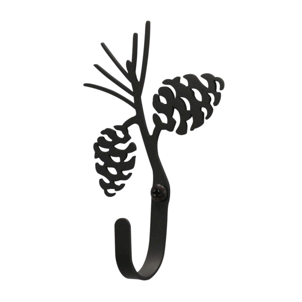 Wrought Iron Pinecone Wall Hook