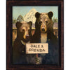 Bearly Gothic Personalized Framed Canvas - Small
