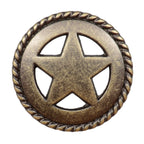 Star with Rope Cabinet Knobs - Set of 2 - Small