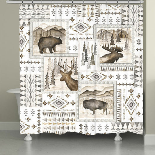 Southwest Woods Shower Curtain