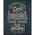 Rather Be Lost Personalized Stretched Canvas - Small