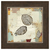 Square Silver Leaves IV Framed Print