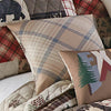 Pinecone & Plaid Reversible Pillow