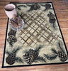 Whispering Pines Border Rug - 2 x 8