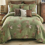 Pinecone Chenille Bed Set - King
