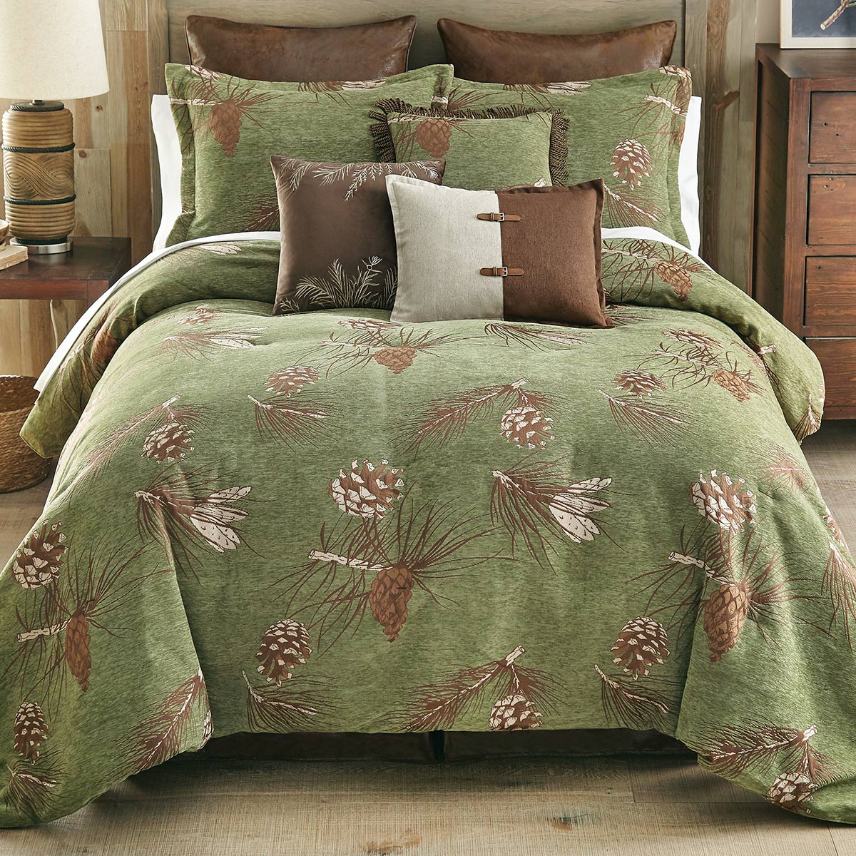 Pinecone Chenille Bed Set - King - OUT OF STOCK UNTIL 07/30/2026