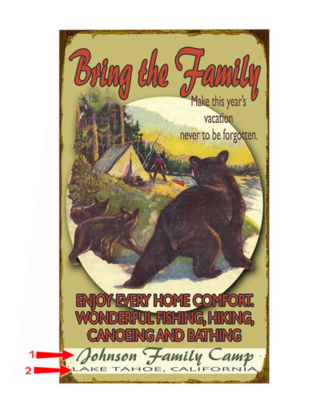 Bring the Family Sign