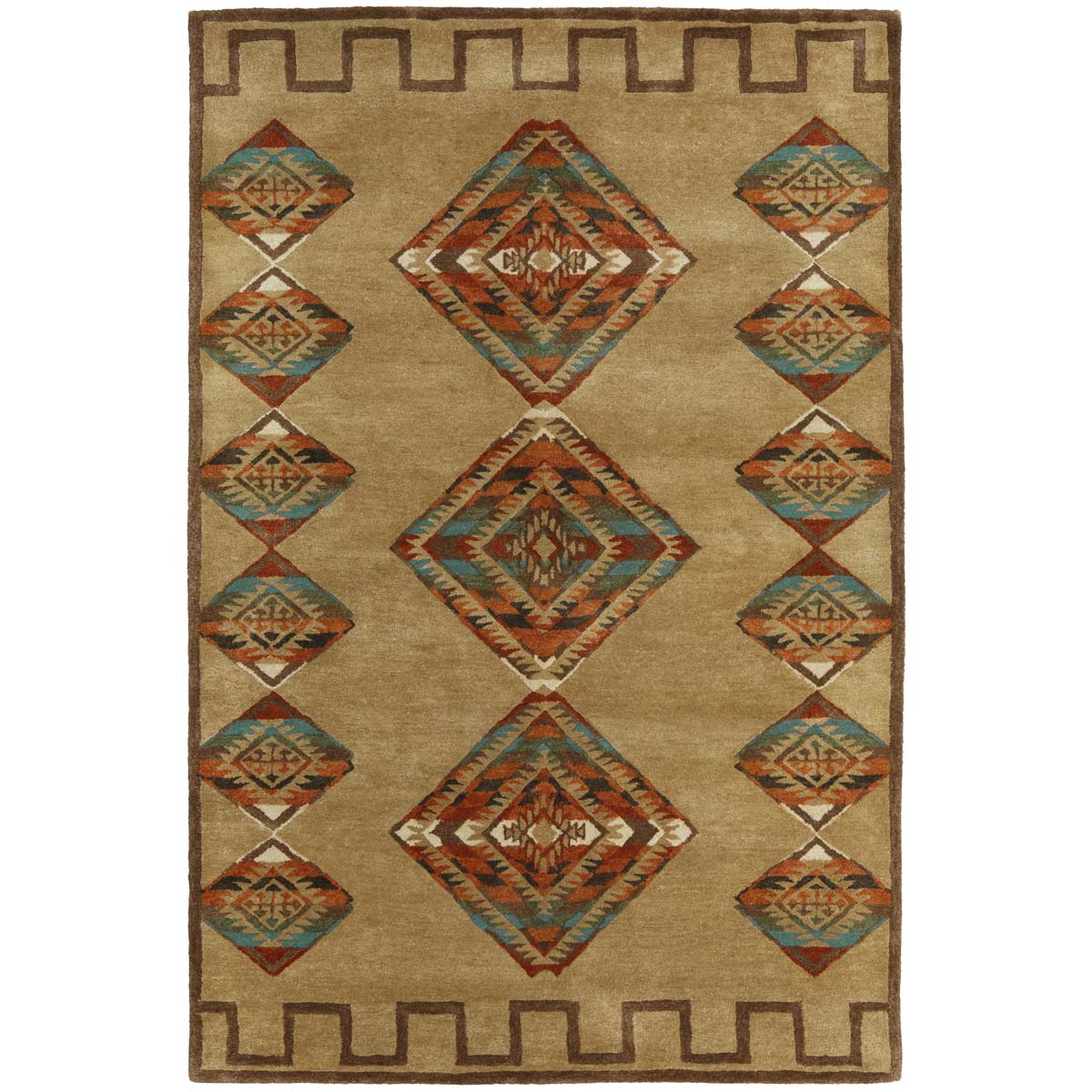 Desert Diamond Gold Rug - 6 x 9