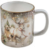Snowy Sleigh Mugs - Set of 4