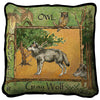 Gray Wolf Pillow Cover