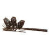 Pinecone Metal Tie Backs (Set of 2)