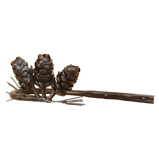 Pinecone Metal Tie Backs (Set of 2)