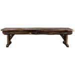 Lima Live Edge 5 Foot Bench - Jacobean Stain