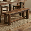 Barnwood Wood Seat Bench