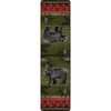 Black Bear Tracks Rug - 2 x 8