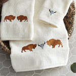 Buffalo Ridge Ivory Bath Towel - CLEARANCE