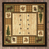 Moose Lodge Retreat Rug - 8 Ft. Square