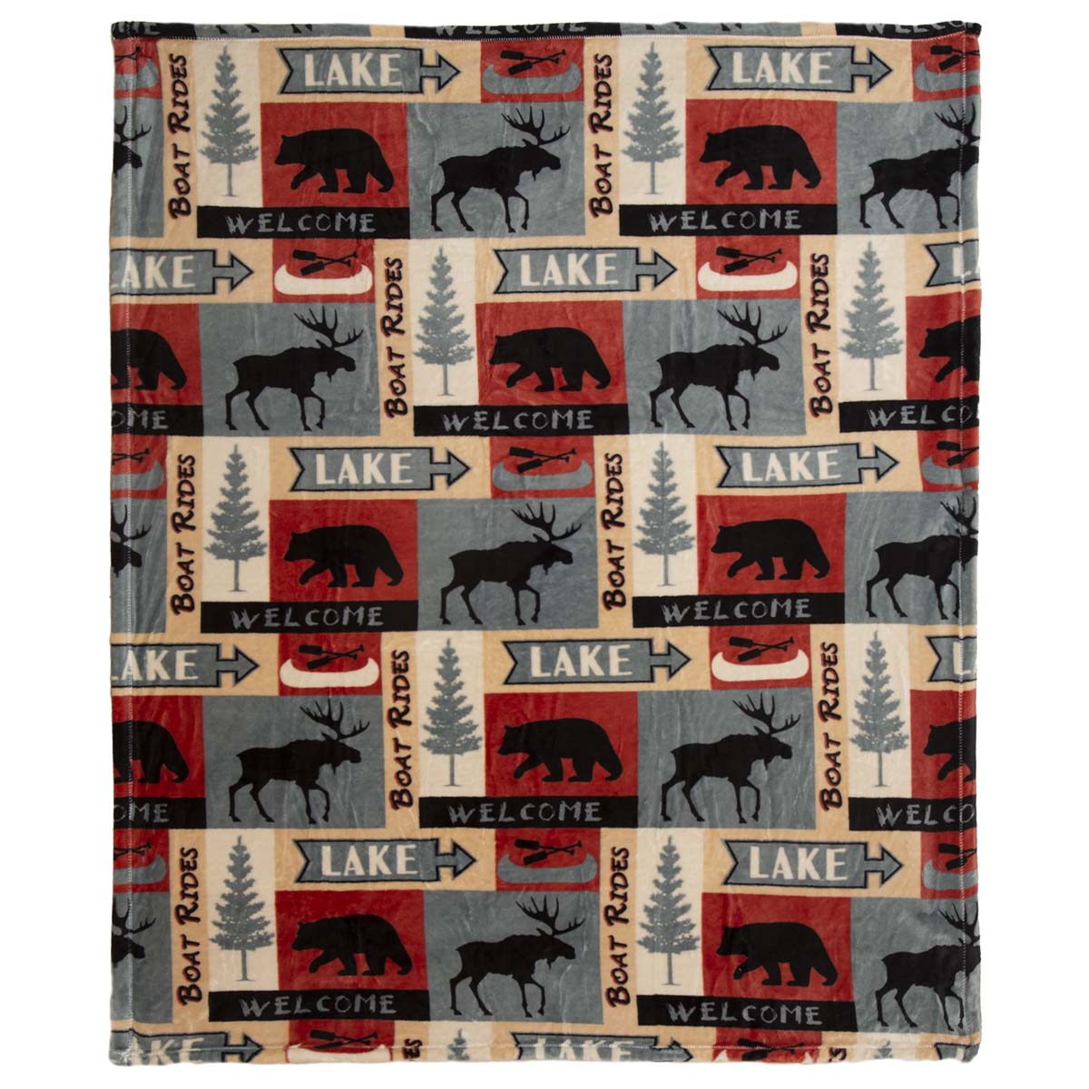 Boat Rides Welcome Travel Throw