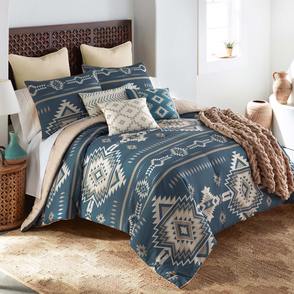 River Diamonds Comforter Set - Queen
