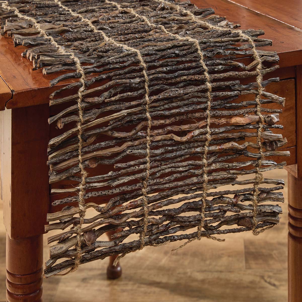 Rustic Woodland Table Runner - 54 Inch