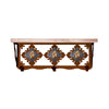 Picture Jasper Stone 20 Inch Pine Hook Shelf