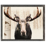 Personalized Aspen Moose Framed Canvas - Small