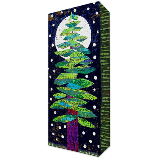 Sleepy Pine Boxed Metal Wall Art