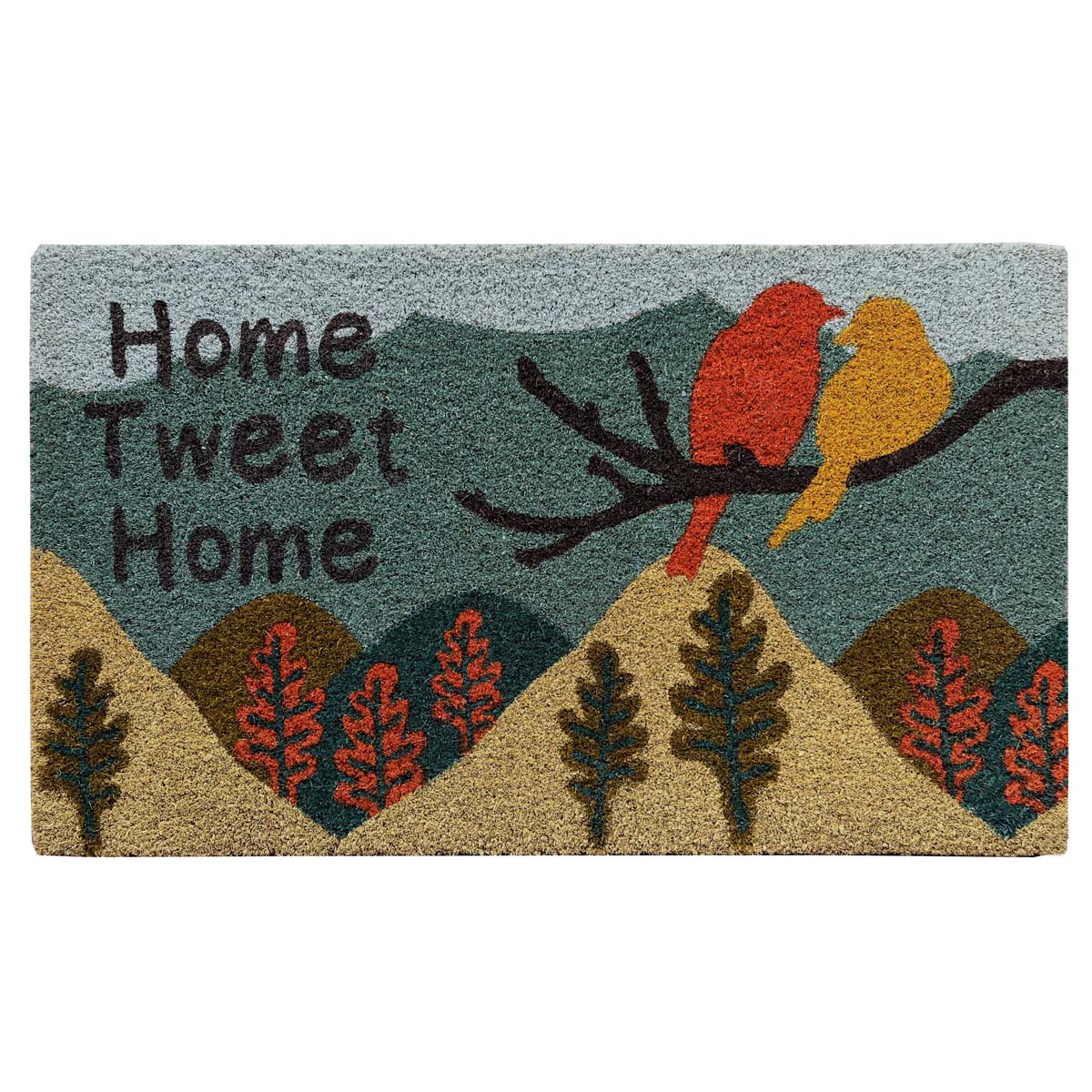 Love Bird Coir Mat
