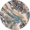 Timberland Turquoise Rug - 8 Ft. Round