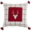 Merry Antler Feather Pillow