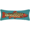 Traveling Trout Hooked Pillow - OUT OF STOCK UNTIL 09/10/2026