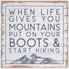 When Life Gives You Mountains Wall Art