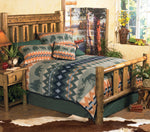 Mountain Forest Log Bed - King
